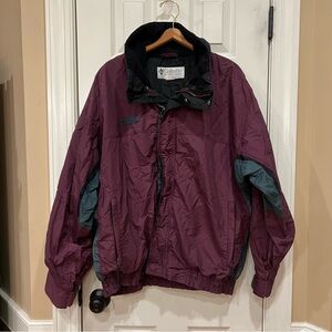 Vintage Columbia Bugaboo Jacket Maroon Burgundy